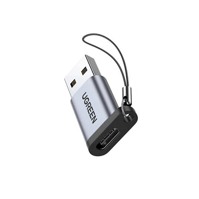 Ugreen USB-A 3.0 to USB-C Adapter 50533 Grey | коннектор