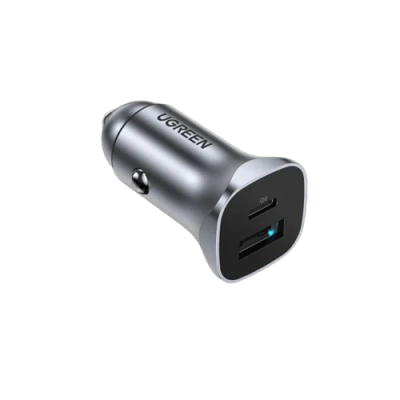 Ugreen Dual USB Car Charger 30780 Grey | зарядка