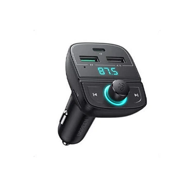 Ugreen Bluetooth Car Charger (5.0+PD+QC3.0+USB Flash Drive+TF) 80910 Black | damteni