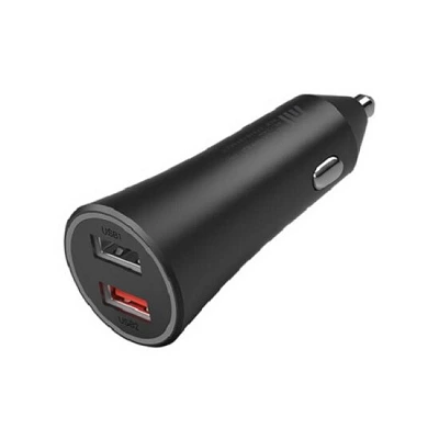 Xiaomi Mi 37W Dual-Port Car Charger GDS4147GL (CC06ZM) Black | damteni