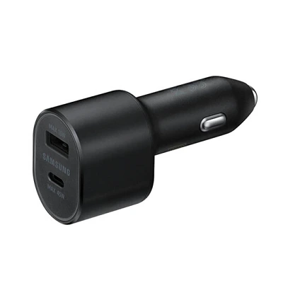 Samsung Dual Ports Car Charger 15W with Type-C 45W Port EPL5300XBEGWW Black | დამტენი