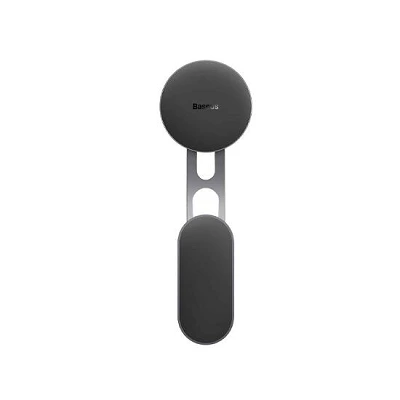 Baseus T-Space Series Folding Metal Car Mount Magnetic Phone Holder C40151300S11-00 Silver | სამაგრი