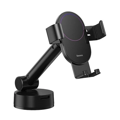 Baseus Simplism Gravity Car Mount Holder with Suction Base SUYL-JY01 black | samagri