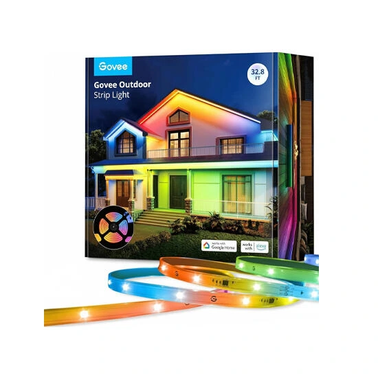 Govee Phantasy Outdoor LED RGBIC Strip Light 10M | განათება