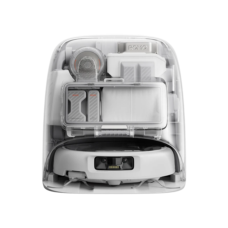 DJI Robot Vacuum Cleaner ROMO P White | roboti mtversasruti