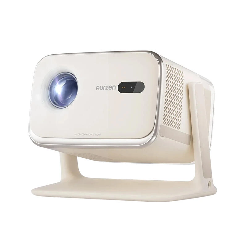 Aurzen Boom Mini Projector Beige White | proeqtori