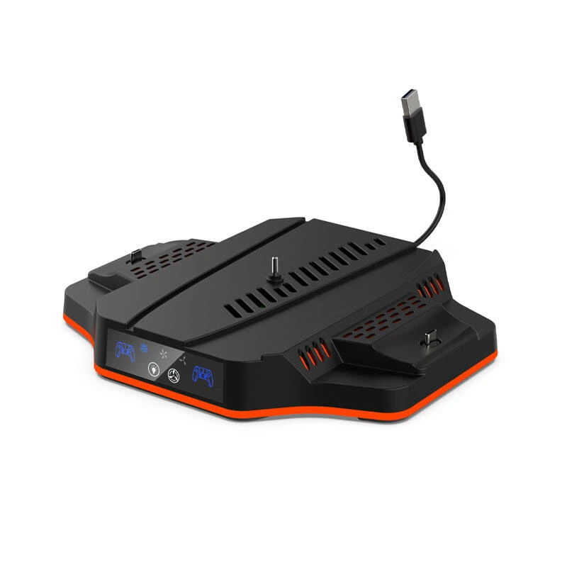 DOBE PS5 slim PS5 pro Multi-Function Charging Stand TP5-3583B Black | აქსესუარი