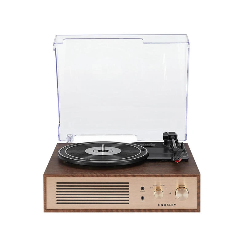 Crosley Miles Record Player Walnut | დინამიკები